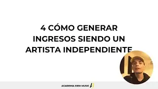 Artista independiente revela cómo vivir de la música 💲🔥 (2024)