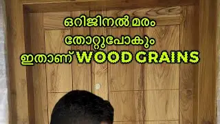 Wood graining tips Malayalam #home