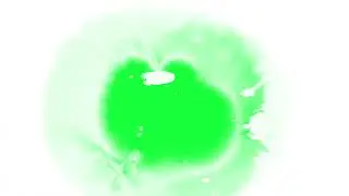INK BLOT - GREEN SCREEN TEMPLATE