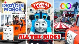 ALL the Rides at Thomas Land 2024 Drayton Manor