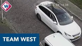 Auto daders schietincident Delft vastgelegd op bewakingsbeeld - Team West