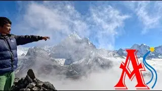 Ascendancy to Nangkartshang Peak, 5083m, from Dingboche, Everest BC Trek🇳🇵