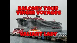 Valiant Lady Balcony Room tour 14294Z @VirginVoyages