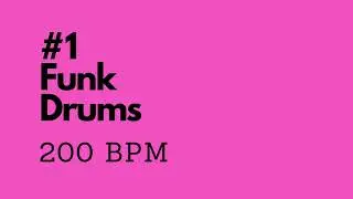 Funk Drums #1 - 200 bpm