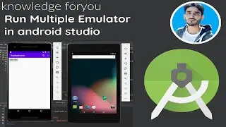Latest Android studio run Application in multiple emulator at time || latest Android Studio