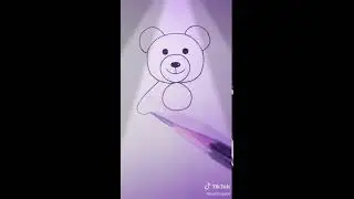 Как ресовать мишку