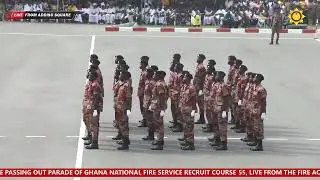 Ghana National Fire Service Recruit Course 53C Drill Display