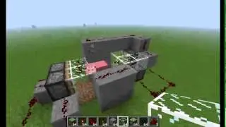 Эксперимент с прессом в Minecraft