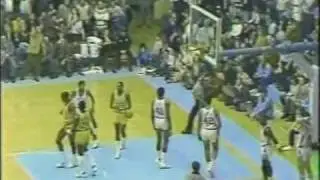UNC VS LSU 1984 HIGHLIGHTS--KENNY SMITH BREAKS WRIST