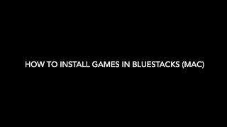 How to Install Games in BlueStacks #InstallMobileGamesinMac #Mac #Bluestacks #MobileGames