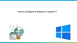 How to configure IP address on laptop/PC manually #networking #computer #explore #ccna #subscribe