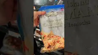 Buying seafoods at Walmart