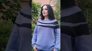Авторский джемпер ВЕТЕР ПЕРЕМЕН #джемперспицами #вязаниеспицами #handmade