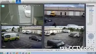 Remote Viewing and Operation of PTZ Camera over the internet through DVR