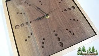 Handmade Walnut Clock