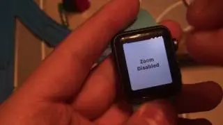 How to enable zoom on Apple Watch