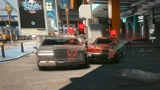 Car chase by gang member and guard l Cyberpunk 2077 Patch 1.5