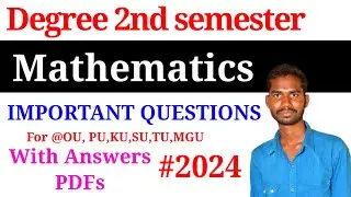 Degree second semester 