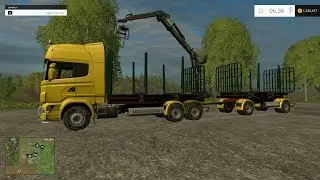Farming Simulator 2015 Mod Showcase; Scania R730 Forest and Trailer V 1.0