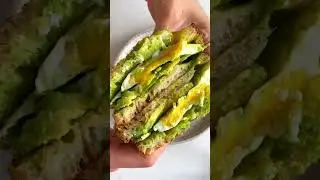 Avocado Egg Sandwich! Try these! #shorts