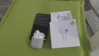 Беспроводные наушники распаковка #Airpods