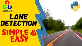 OpenCV Lane Detection Tutorial using Python - Intro to Self Driving Cars - with Code