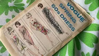 How to sew an easy spring 1960s sheath dress.