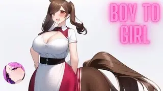 TG TF Jockey Guy became CENTAUR GIRL / Male to Female / Transformation Animation / Gender Bender