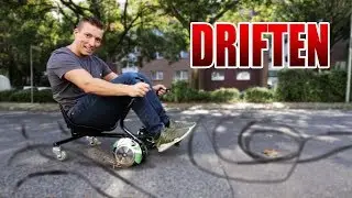 MIT EINEM HOVERBOARD DRIFTEN? | Hoverkart Drift Kart Review - Test [Deutsch/German]