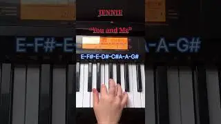 #jennie - #youandme #piano #shorts #short #pianotutorial #kpop #blackpink @BLACKPINK