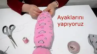 DIY Eski Çoraptan Kolay Oyuncak Bez Bebek Nasıl Yapılır ? #oyuncak #bebek
