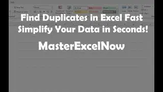 Identifying Duplicates in Excel Like a PRO