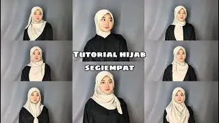TUTORIAL HIJAB SEGIEMPAT || Adnis