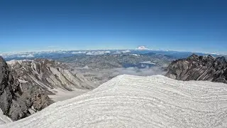 Climbing Mt St Helens