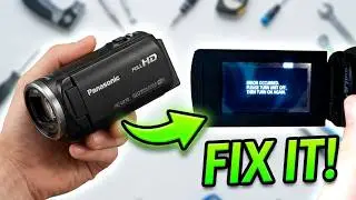 Error Occurred. Please turn unit OFF, then turn ON again (Panasonic HC-V270)