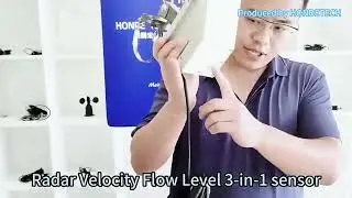 Radar Water Velocity Flow Level 3 in 1 sensor