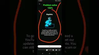 Live Stream Eligibility Problem | Enable live stream on youtube | live stream on youtube | 