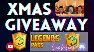 XMAS GIVEAWAY X3 | EXCLUSIVE LEGENDS PASS (This Video) | Golden Legends Pass | $100 Gift Card?