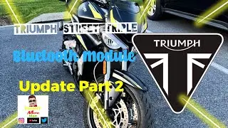 2020 Triumph Street Triple bluetooth update part 2