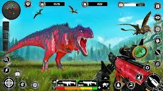 Dinosaur Hunter Game 3D | Dinosaur Gun Games – Android Gameplay
