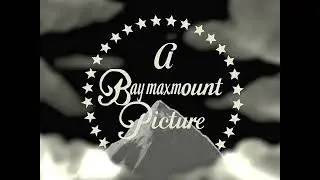 Baymaxmount Cartoons logo (1949-1955) (B&W)