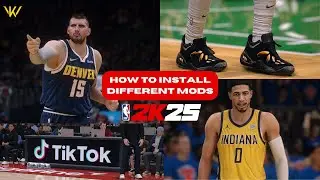 How to install DIFFERENT MODS in NBA 2K25 (Cyberface, Court, Jersey, Lighting, etc.) | TUTORIALS