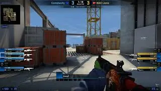 CS:GO POV Benjamin 'blameF' Bremer (29-6) vs Mad Lions on de_vertigo