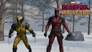 Deadpool and Wolverine Test Animation | Blender Animation
