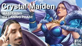 MASTERING the LANING PHASE - Crystal Maiden Support 5 | 7.35d #dota2 #crystals