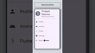 02 - AboutListTile | #flutter #widgets