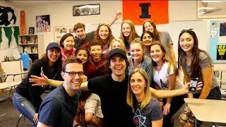 VISITING DAVID'S OLD HIGH SCHOOL!!!