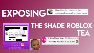 exposing The Roblox Shade Tea 🤯🤯😱😱