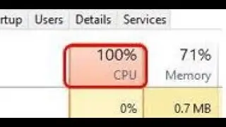 cpu usage 100% windows 10 fix 