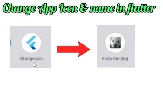 How to change app icon and app name in flutter? - Flutter Launcher Icons Tutorial